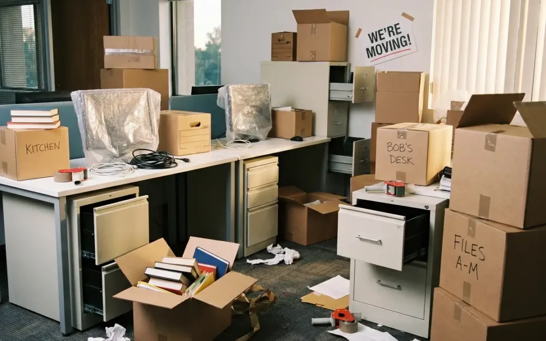 Office Furniture Removals in Burntwood: Professional Commercial Relocation with Evans Removals